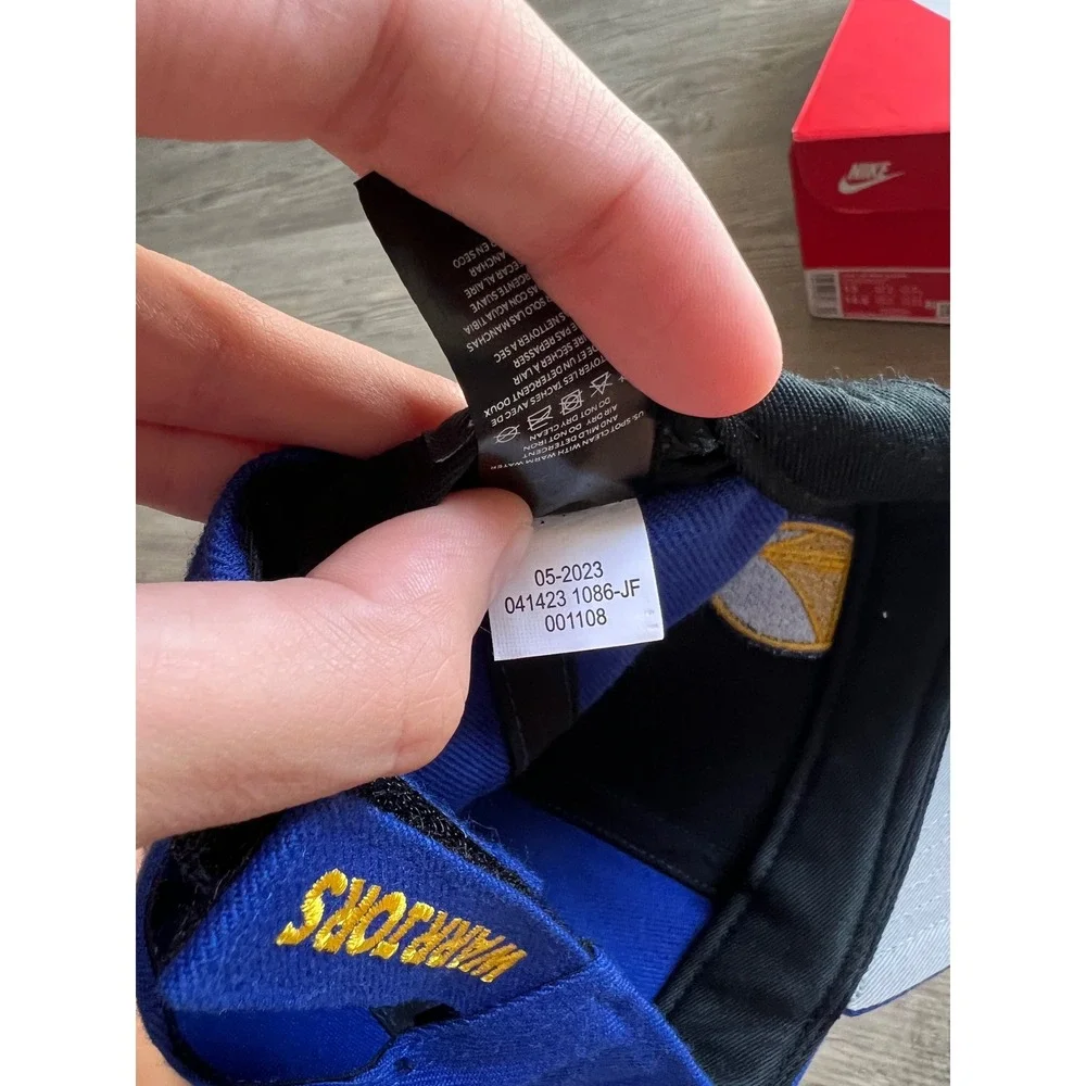 NWT '47 Brand Youth Golden State Warriors Royal Blue Adjustable Hat